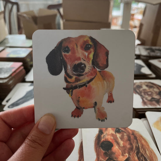 Dachshund Coaster: A Delightful Tabletop Essential for Dog Lovers