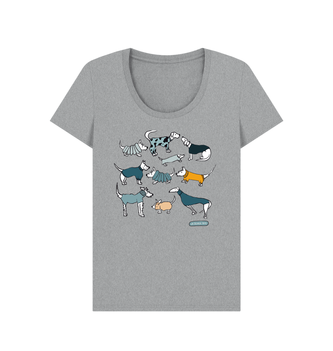 Athletic Grey Printed T-shirt