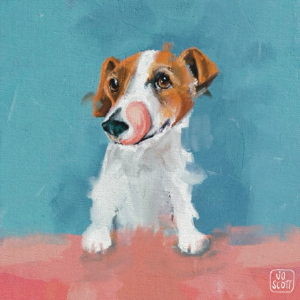 Elsie | Jack Russell Terrier |30x30cm Print