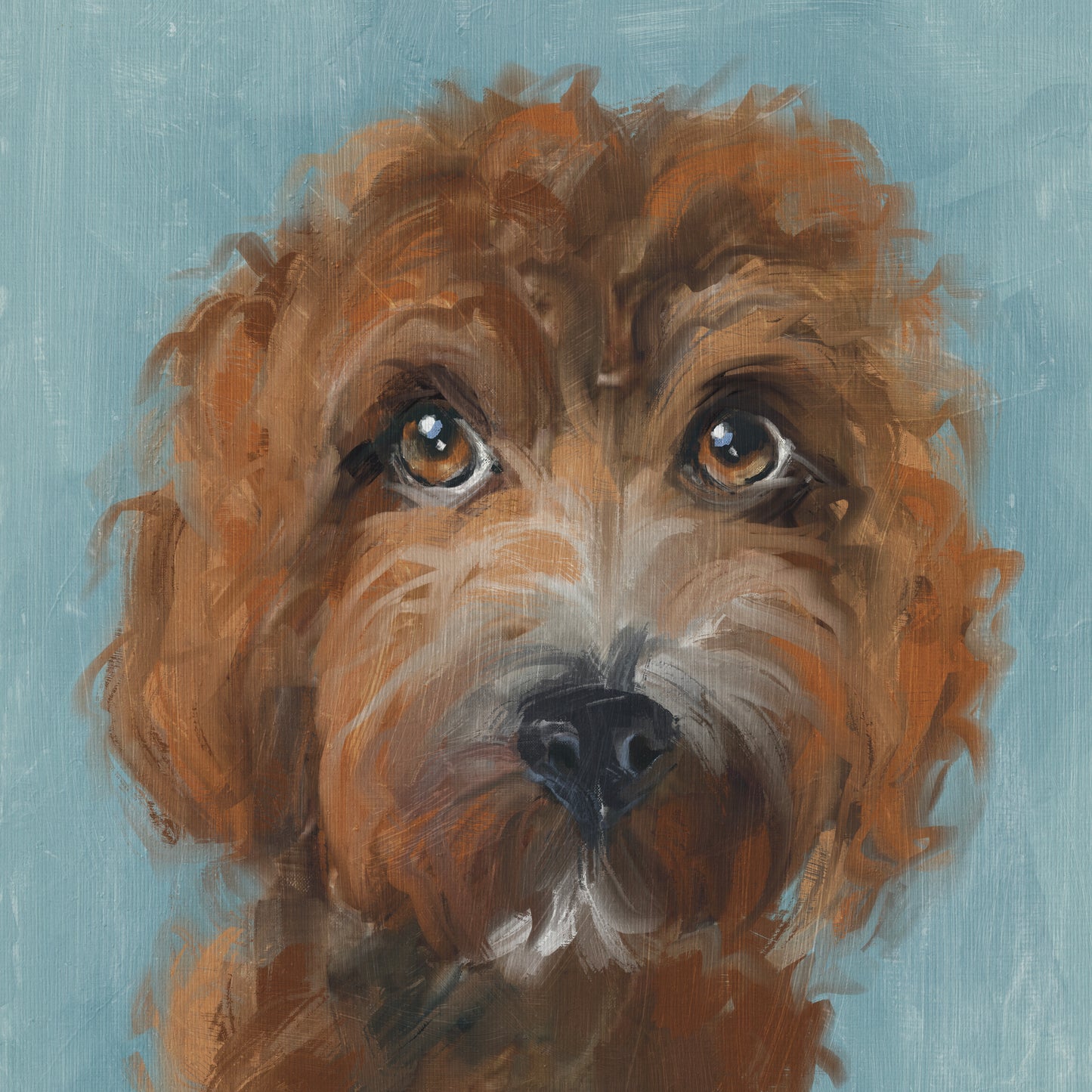 Ruby - Cockapoo - Greeting Card