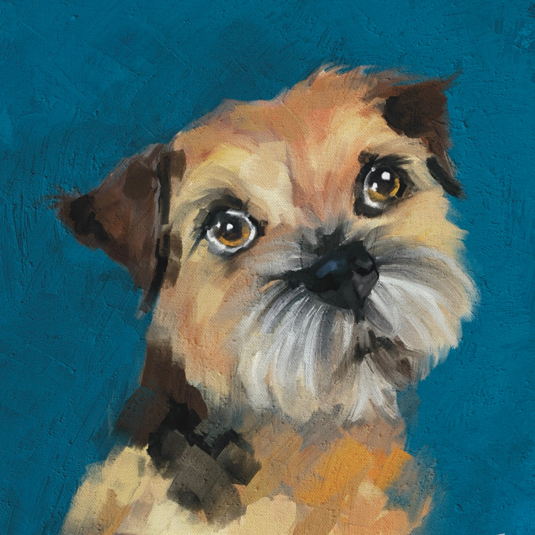 Winnie | Border Terrier | 30x30cm Print