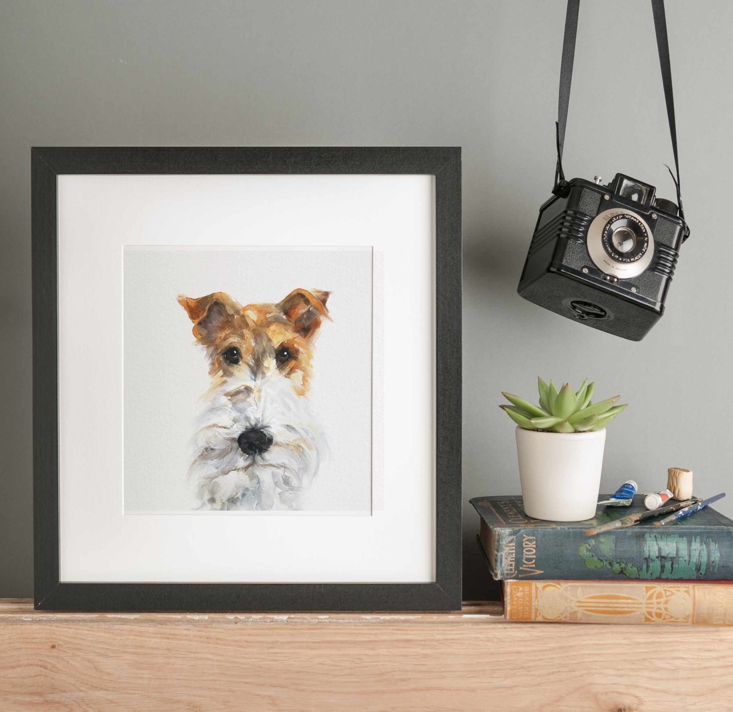 Load image into Gallery viewer, Framed Print: Fox Terrier
