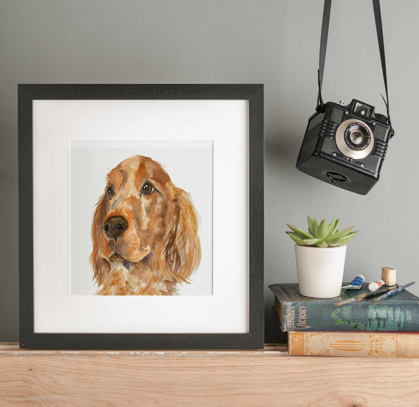 Load image into Gallery viewer, Framed Print: Irish Setter
