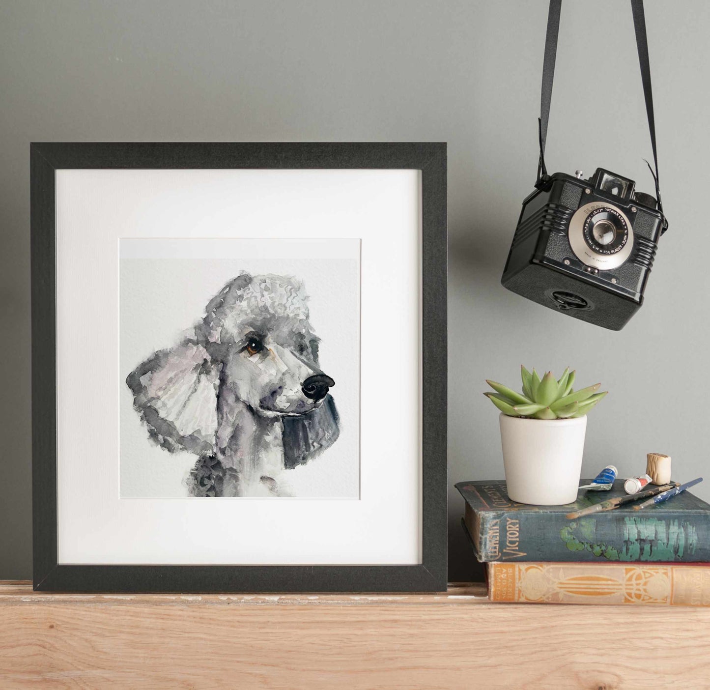 Framed Print: Poodle