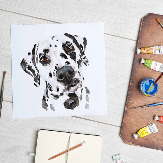 Load image into Gallery viewer, Dalmatian (Mounted Print)
