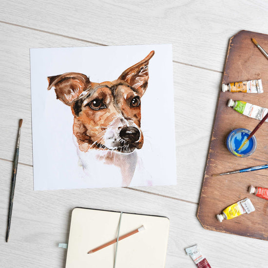 Load image into Gallery viewer, Jack Russell Terrier (Mounted Print)

