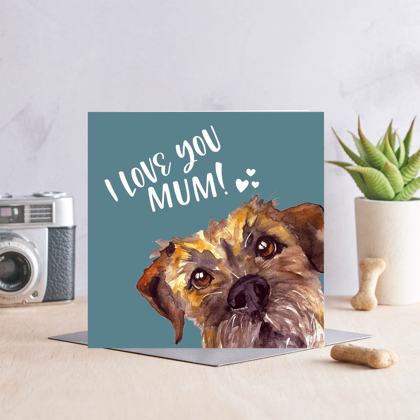 I Love You Mum - Border Terrier