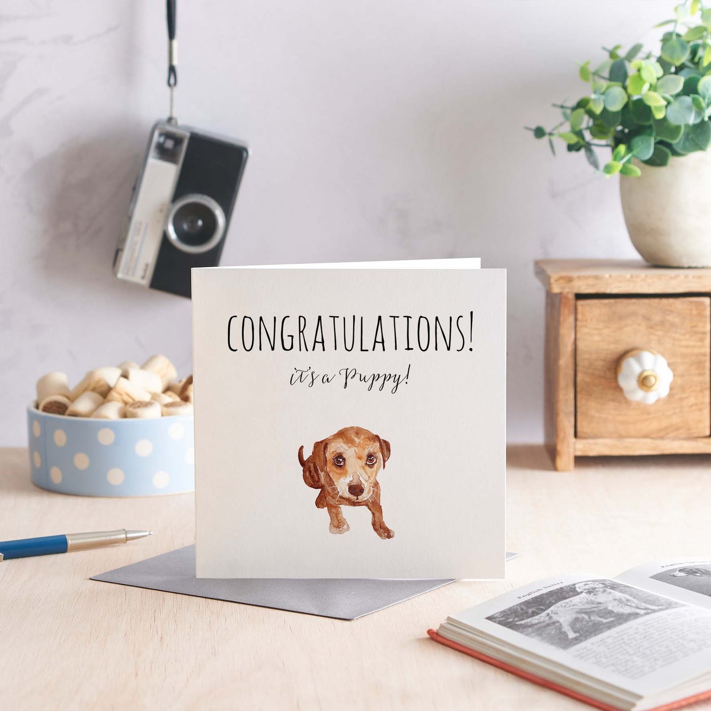Congratulations it's a Puppy - Greeting Card