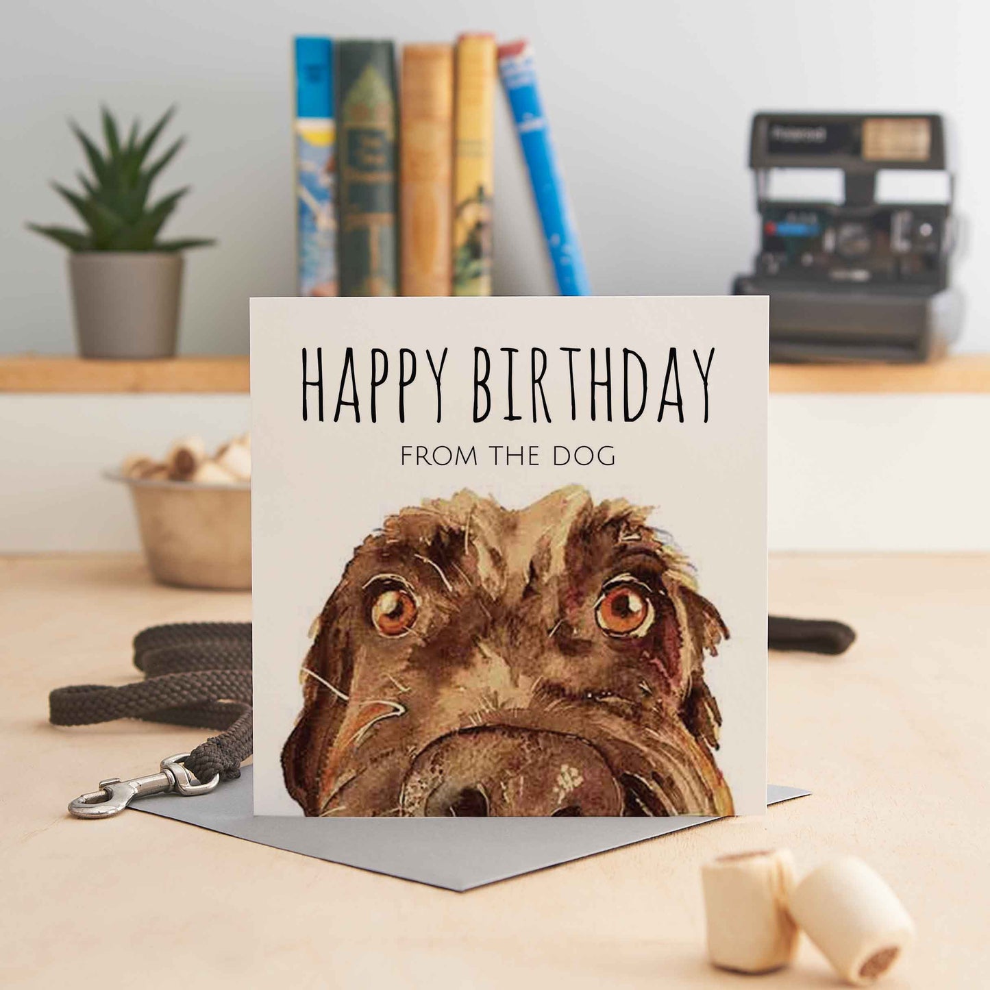 Happy Birthday From the Dog - Greeting Card