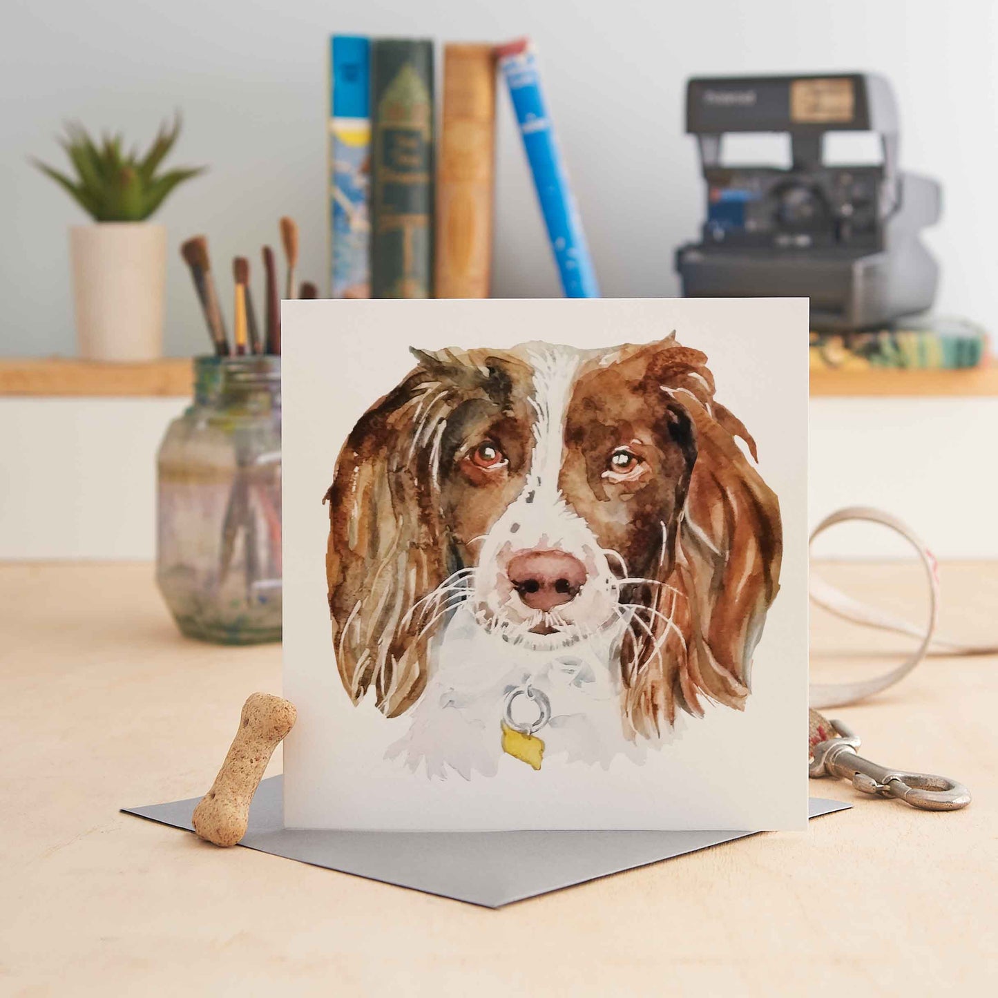 Load image into Gallery viewer, Springer Spaniel Greeting Card
