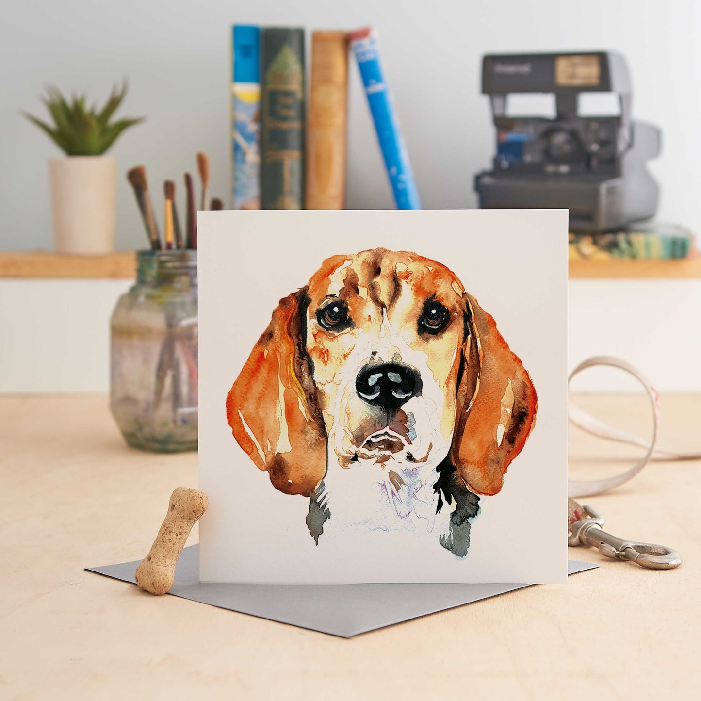 Load image into Gallery viewer, Beagle - Greeting Card
