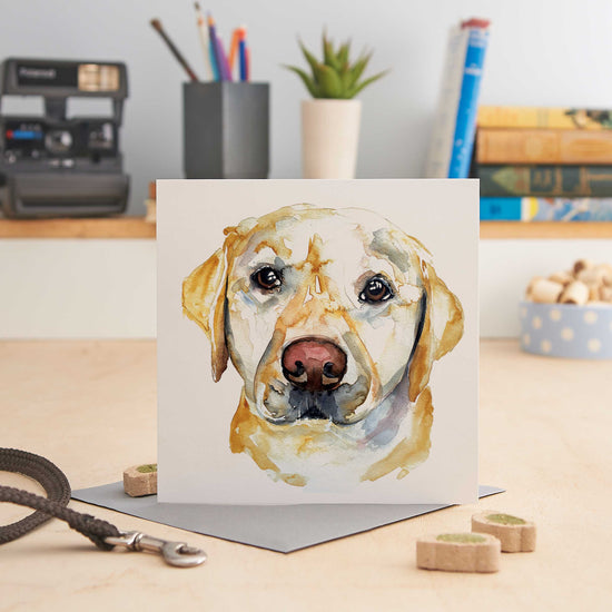 Golden Labrador - Greeting Card