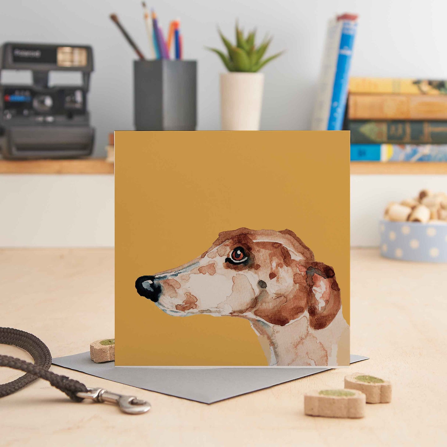 Load image into Gallery viewer, Nigel the Greyhound - Greeting Card
