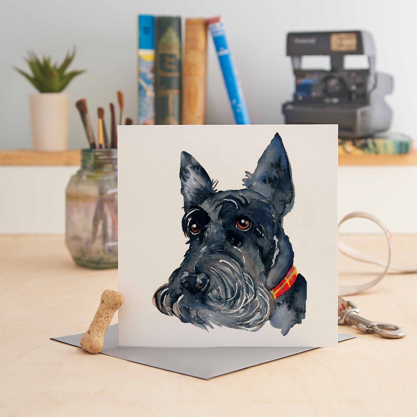 Angus the Scottie Dog- Greeting Card